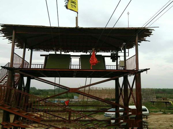 江苏南京塔架滑索